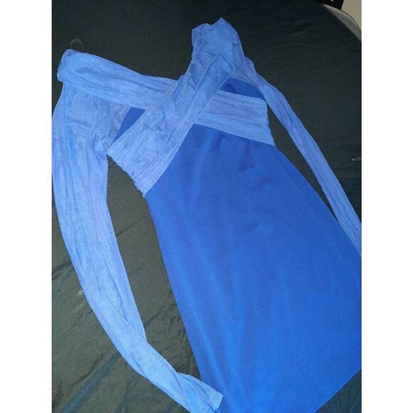 New XL Fashion Nova Royal Blue Not Exactly Mistaken Mini Dress Prom Party Dress - Picture 9 of 12